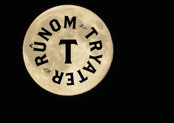 Runom logo in maan